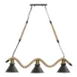 Lampa wisząca CUP/ROPE 3-punktowa 84x20x88 cm